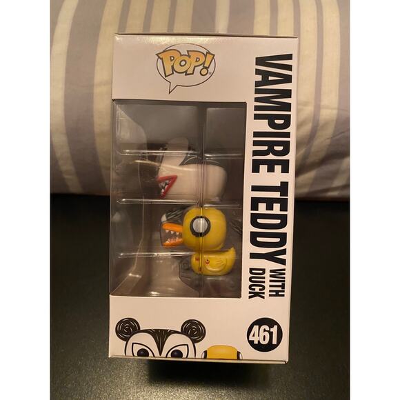 Funko Pop Disney:  The Nightmare Before Christmas - Vampire Teddy with Duck - Picture 2 of 6